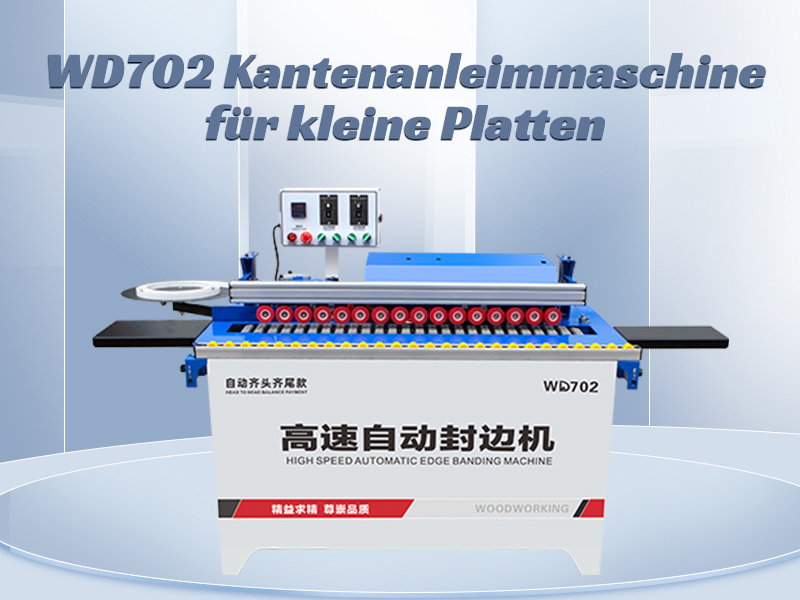 Kleine Kantenanleimmaschine
