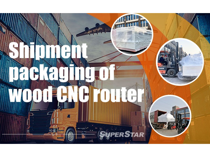 Holz-CNC-Fräser in Verpackung